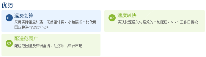 中澳專線優(yōu)勢